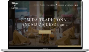 Portfolio 19 taberna el capricho mockup